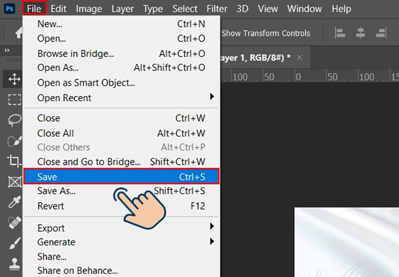 xóa phông trong photoshop