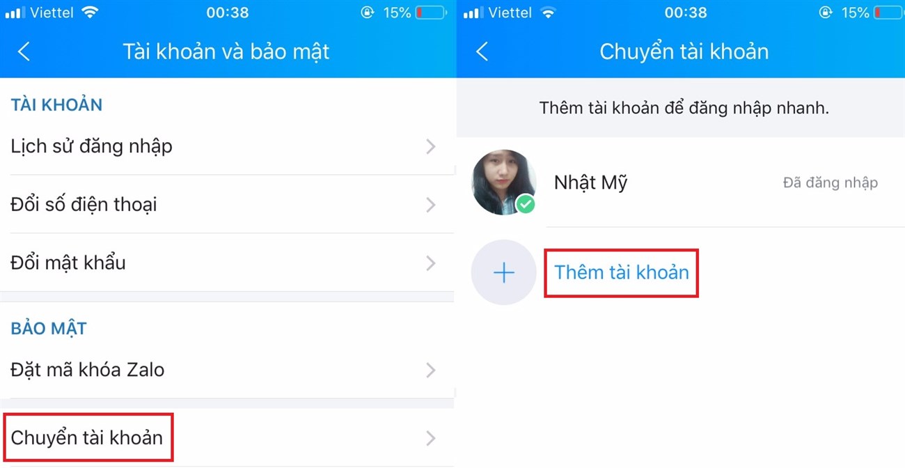 1 số điện thoại 2 tài khoản zalo