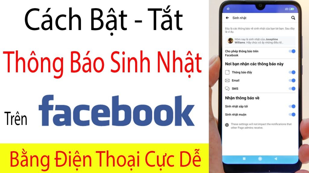 bật thông báo sinh nhật trên facebook