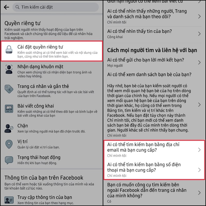 Cách ẩn Facebook