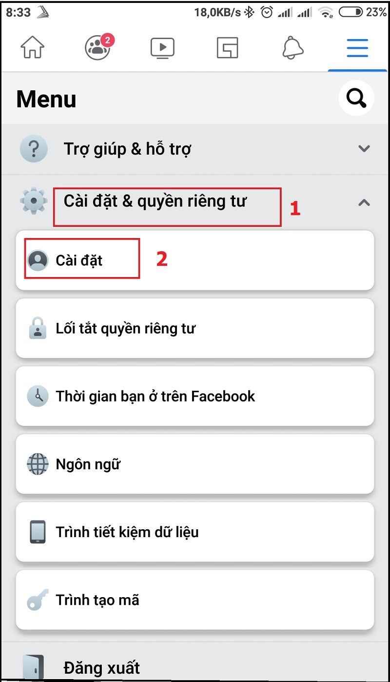 Cách ẩn Facebook 