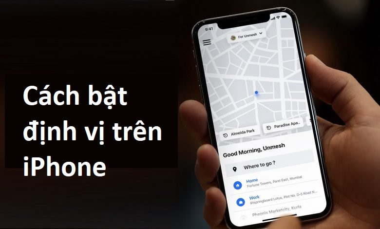 cách định vị iphone của chồng