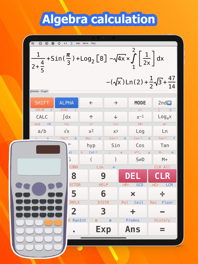 Máy tính Casio online trên điện thoại