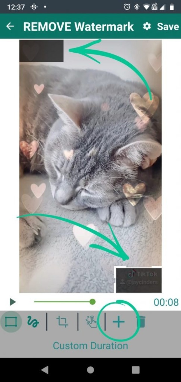 Xóa logo Tiktok trên android