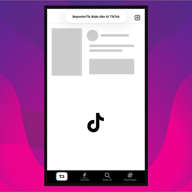 Tải video không dính logo bằng ReposterTik
