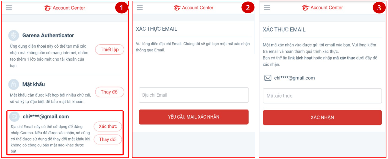 cách đổi mật khẩu garena