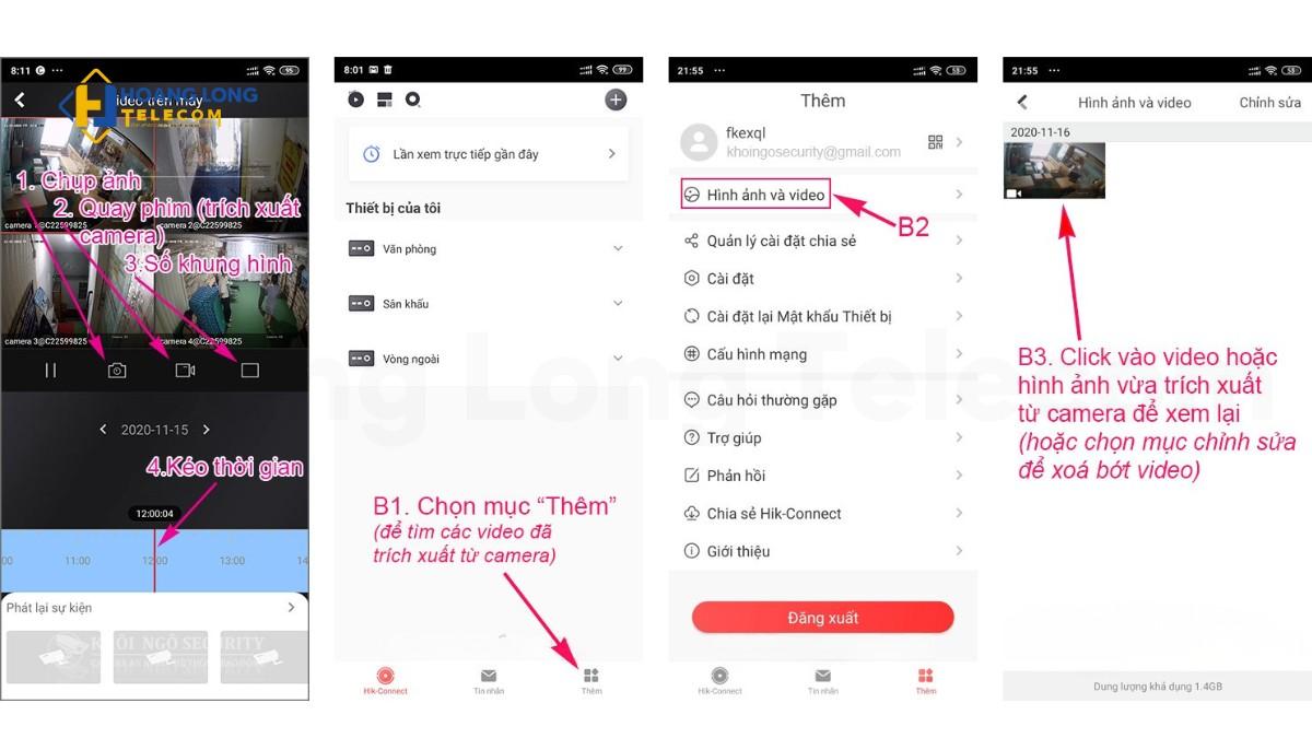 Kéo thanh thời gian bạn muốn và nhấn biểu tượng máy quay để lưu lại