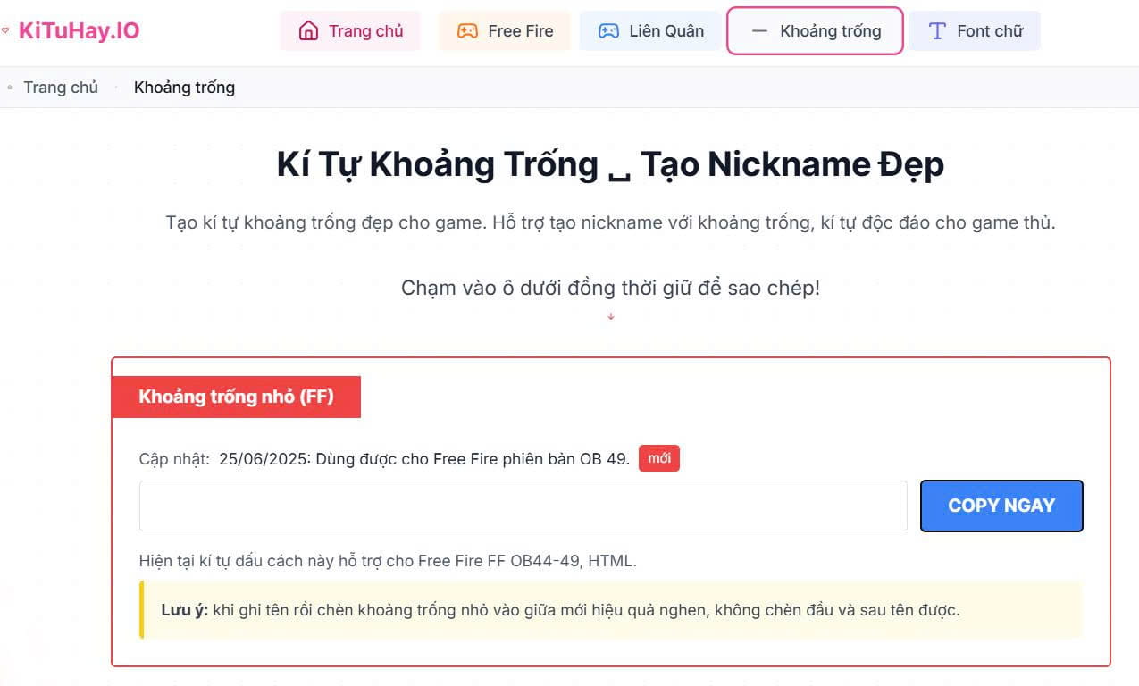 ten-ki-tu-khoang-trong-ff-mien-phi