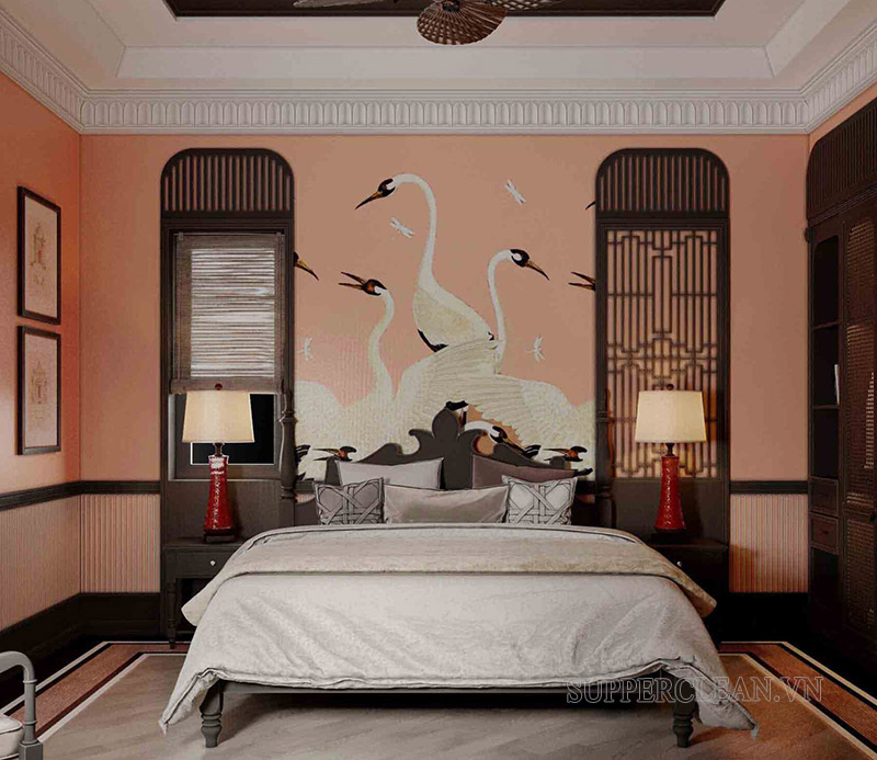 Trang trí tường bằng hình thú