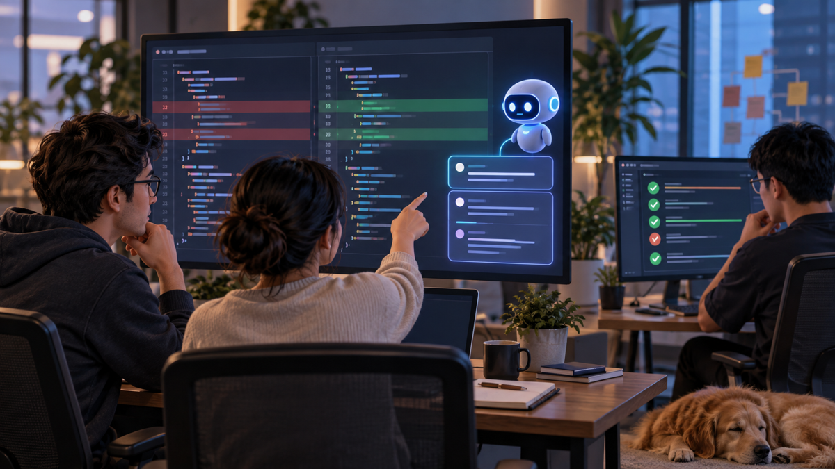 Lập trình viên xác minh nhận xét AI trong quá trình review pull request