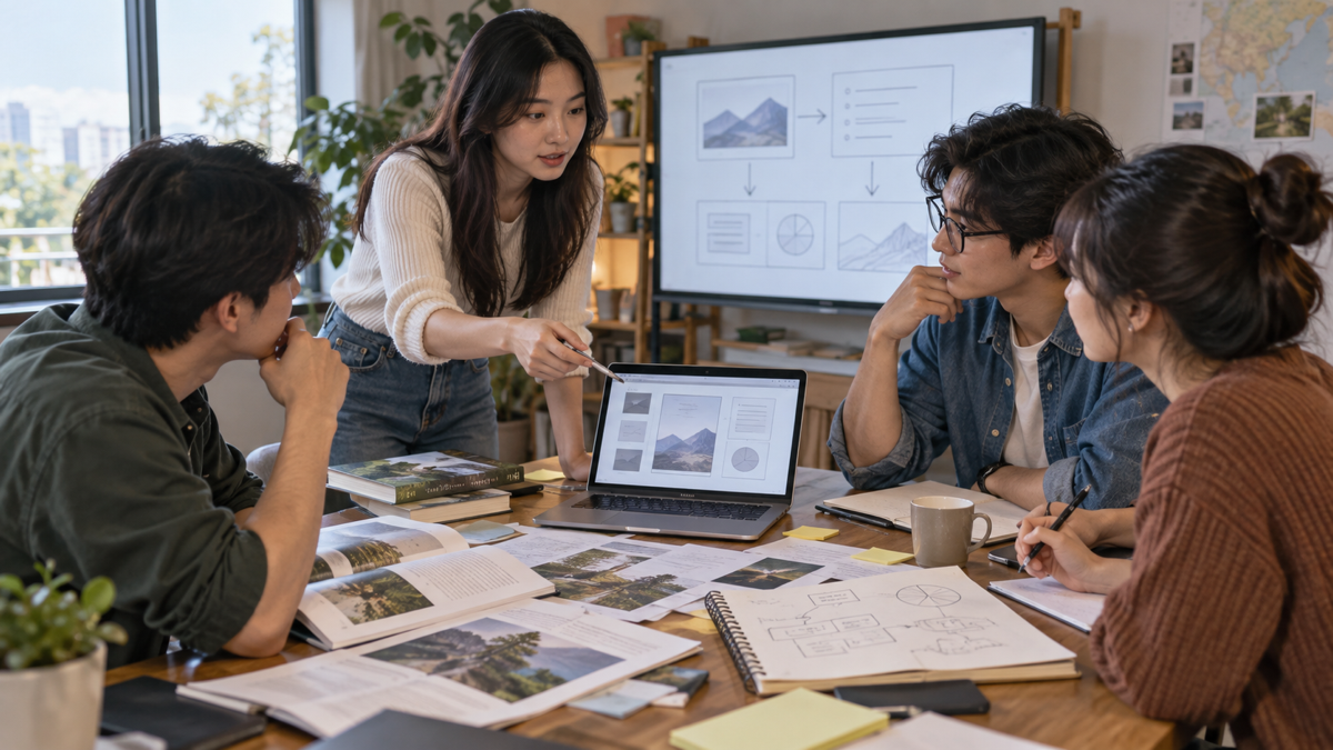 Người thuyết trình biên tập slide AI tạo dựa trên tài liệu nguồn
