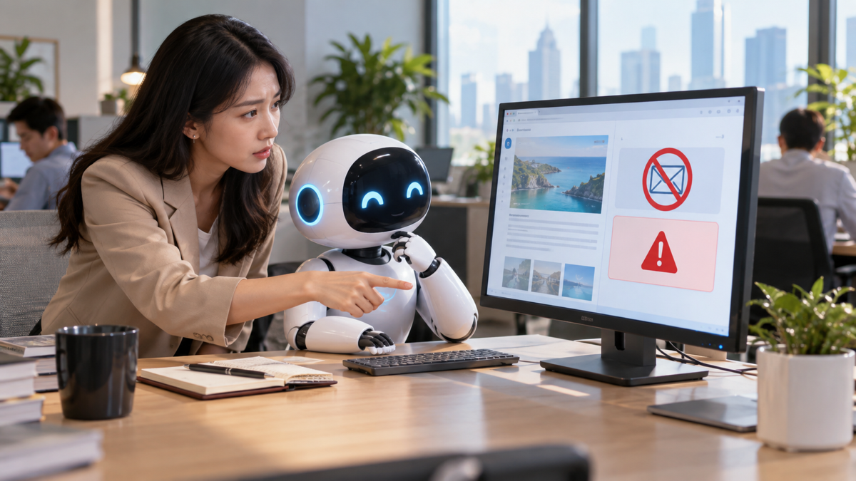 Ứng dụng AI từ chối hành động gửi email được nhúng trong trang cần tóm tắt